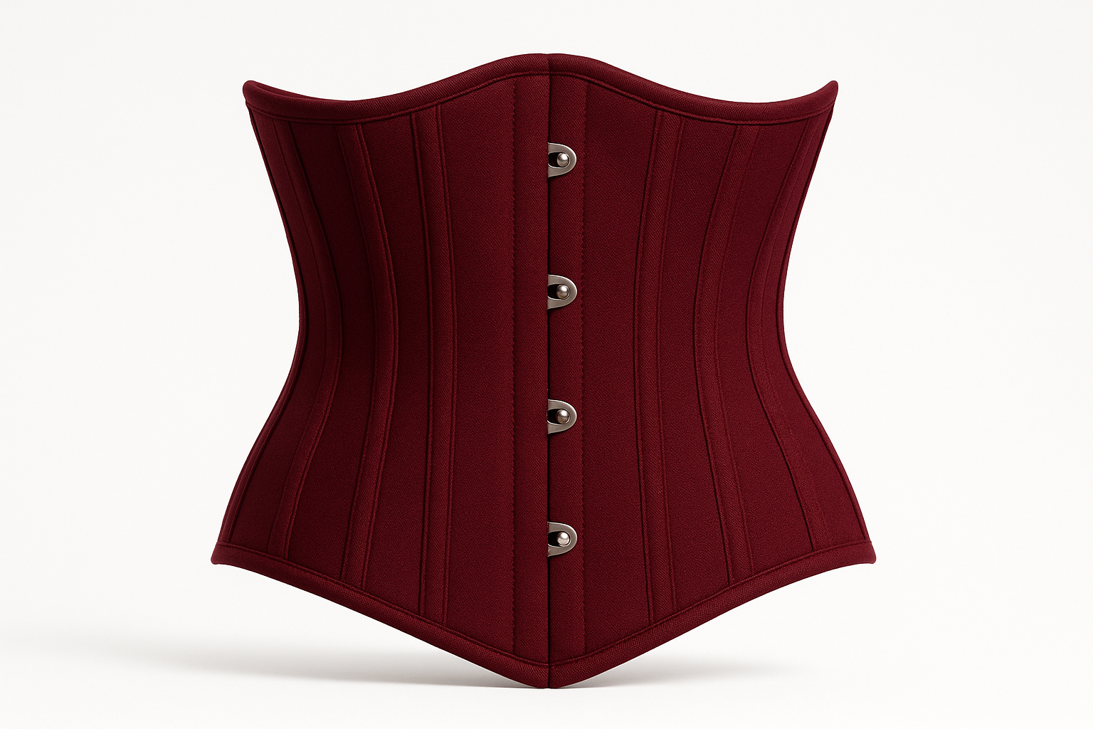 Burgundy waist cincher