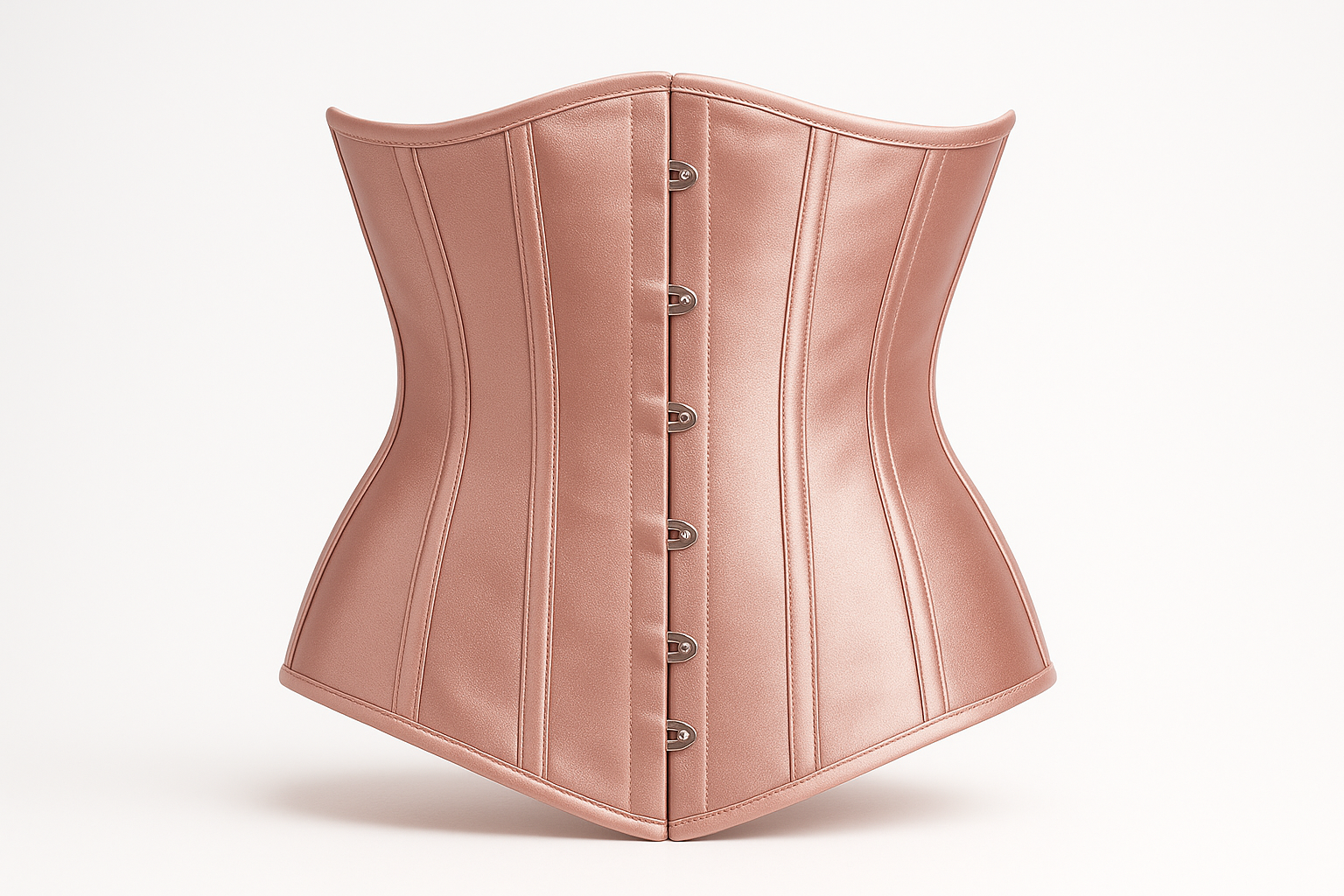 Rose gold/blush pink waist cincher